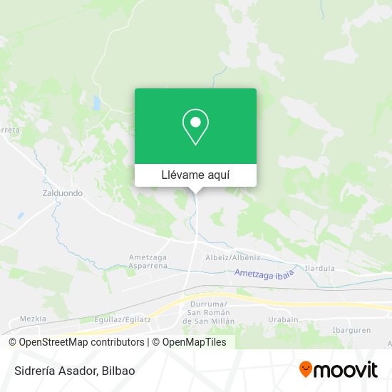 Mapa Sidrería Asador