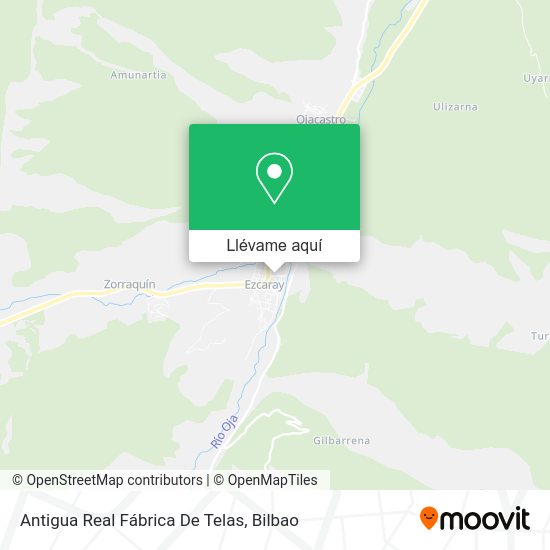 Mapa Antigua Real Fábrica De Telas