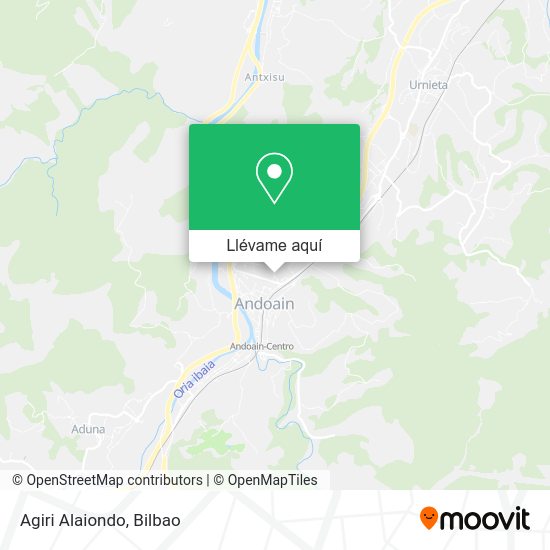 Mapa Agiri Alaiondo