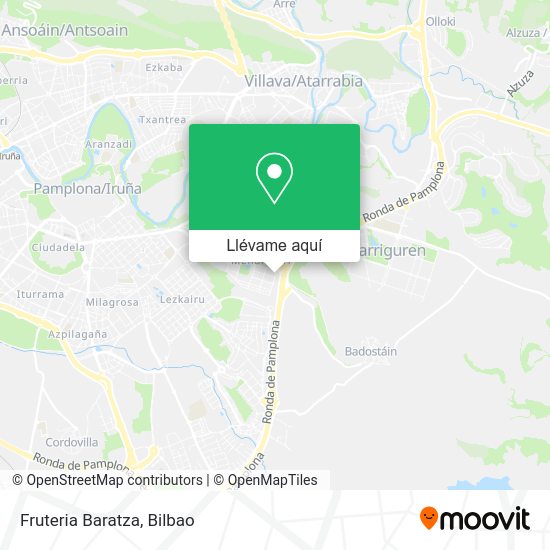 Mapa Fruteria Baratza