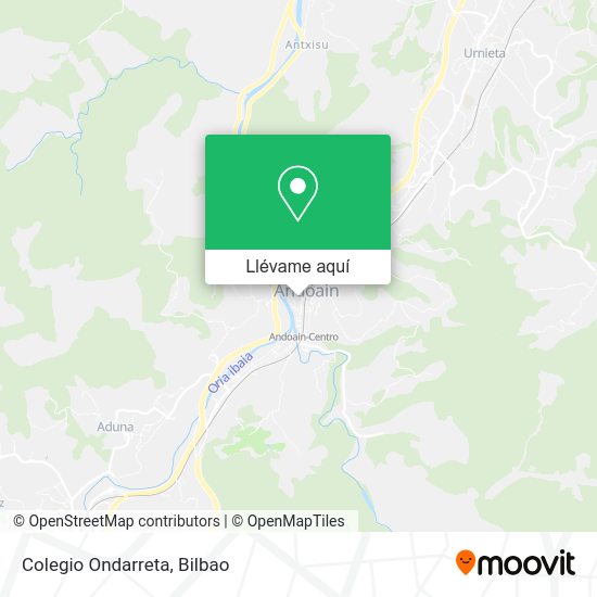 Mapa Colegio Ondarreta