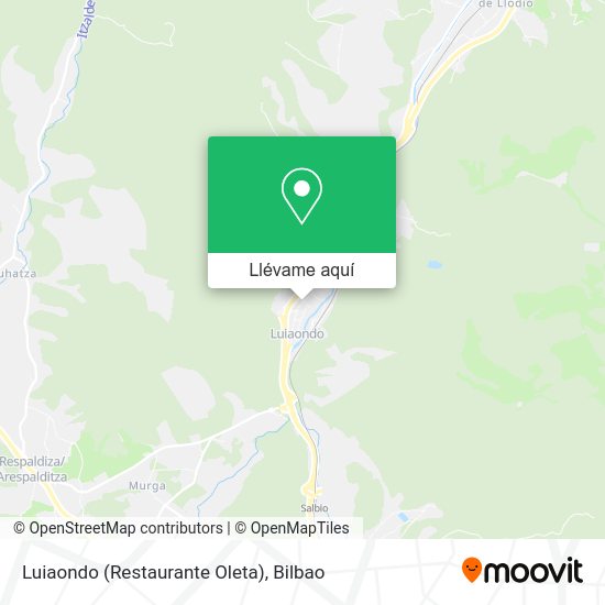 Mapa Luiaondo (Restaurante Oleta)