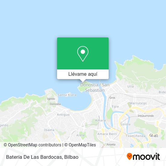 Mapa Batería De Las Bardocas