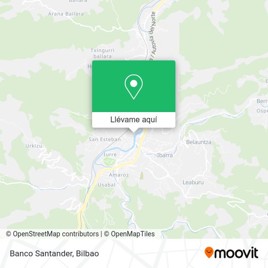 Mapa Banco Santander