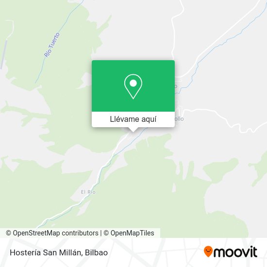 Mapa Hostería San Millán
