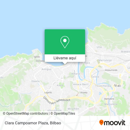 Mapa Clara Campoamor Plaza