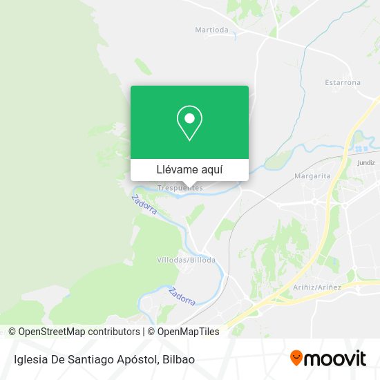 Mapa Iglesia De Santiago Apóstol
