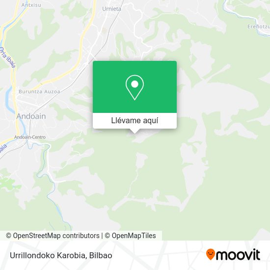 Mapa Urrillondoko Karobia