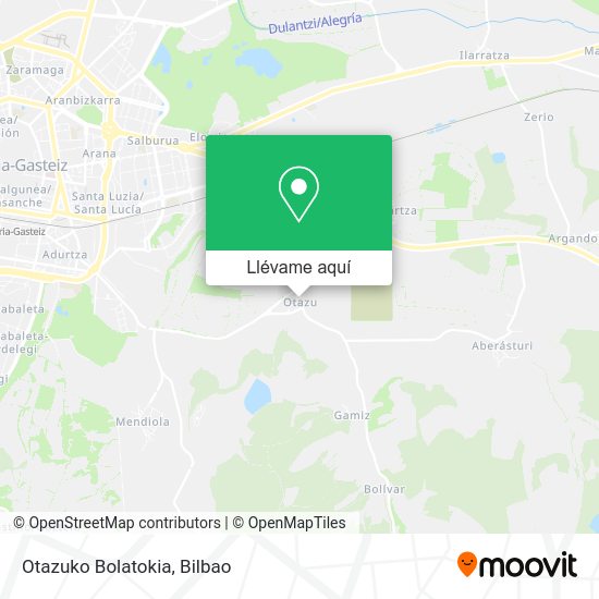 Mapa Otazuko Bolatokia