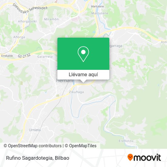 Mapa Rufino Sagardotegia