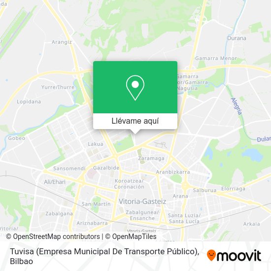 Mapa Tuvisa (Empresa Municipal De Transporte Público)