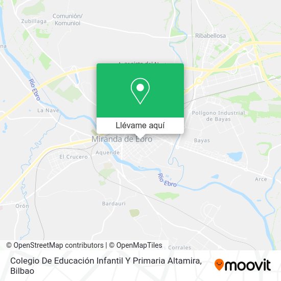 Mapa Colegio De Educación Infantil Y Primaria Altamira