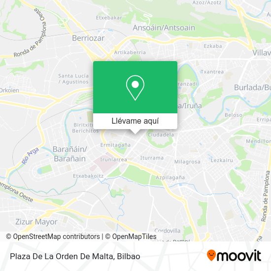 Mapa Plaza De La Orden De Malta