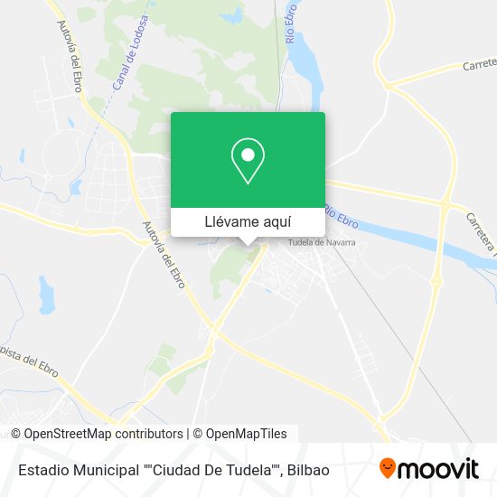 Mapa Estadio Municipal ""Ciudad De Tudela""