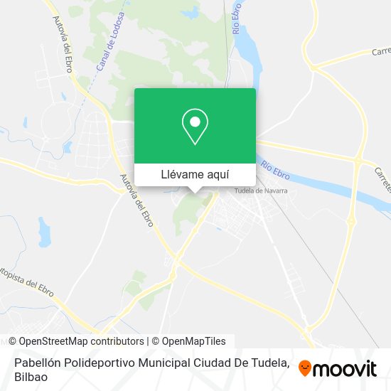 Mapa Pabellón Polideportivo Municipal Ciudad De Tudela