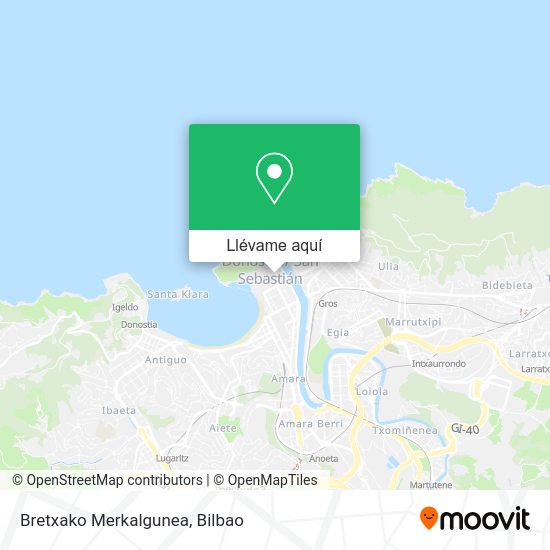 Mapa Bretxako Merkalgunea