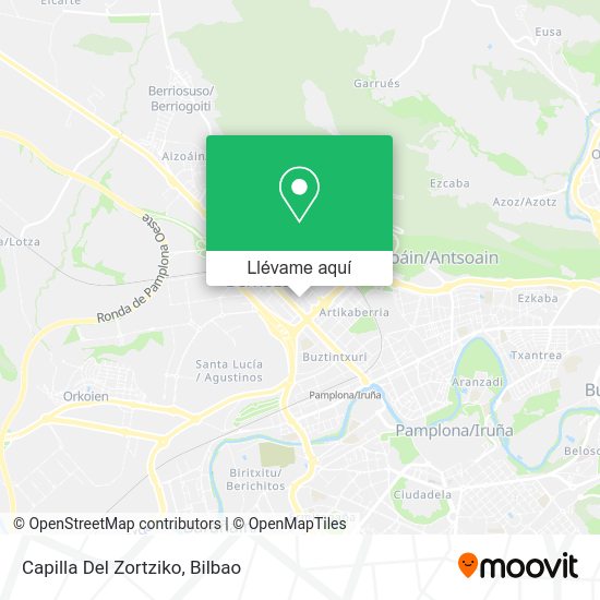 Mapa Capilla Del Zortziko