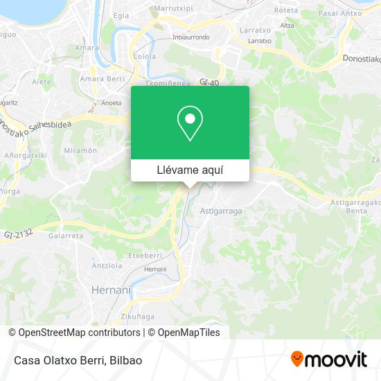 Mapa Casa Olatxo Berri