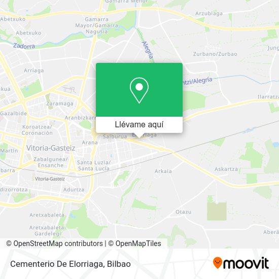 Mapa Cementerio De Elorriaga