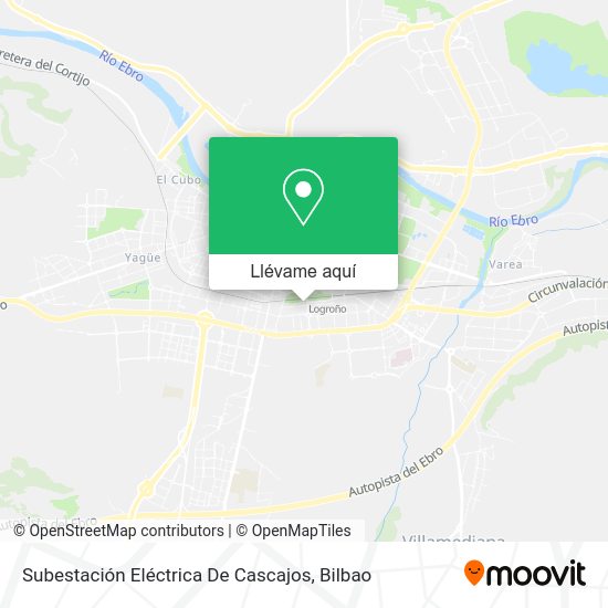 Mapa Subestación Eléctrica De Cascajos