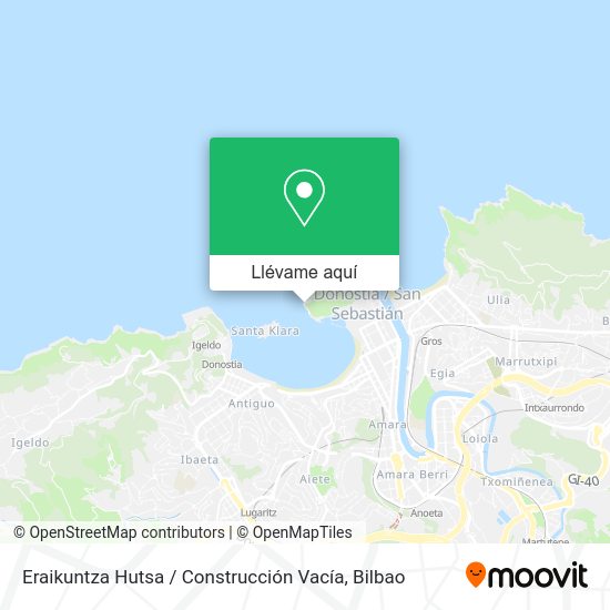 Mapa Eraikuntza Hutsa / Construcción Vacía