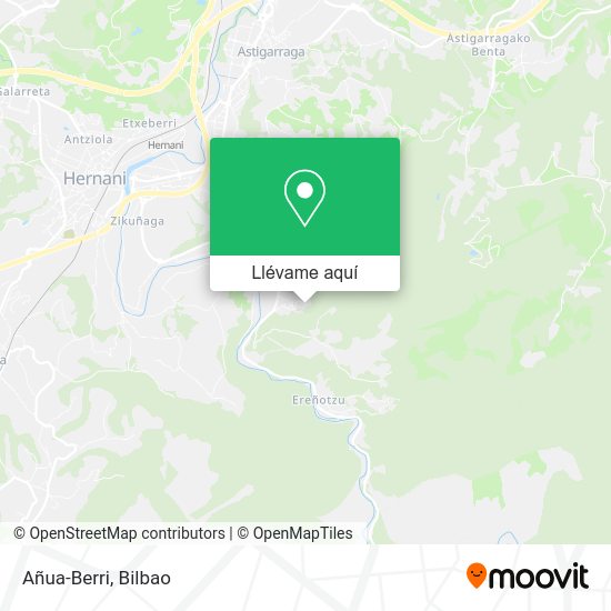 Mapa Añua-Berri