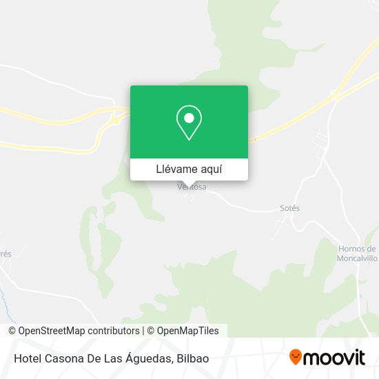 Mapa Hotel Casona De Las Águedas