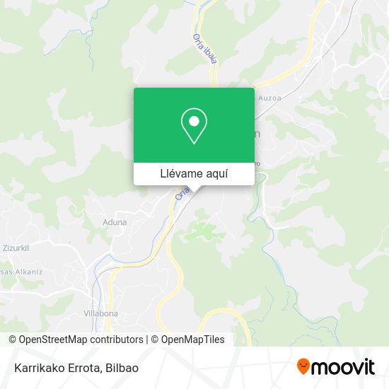 Mapa Karrikako Errota