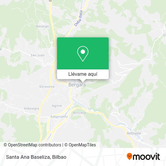 Mapa Santa Ana Baseliza