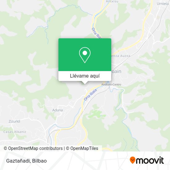 Mapa Gaztañadi