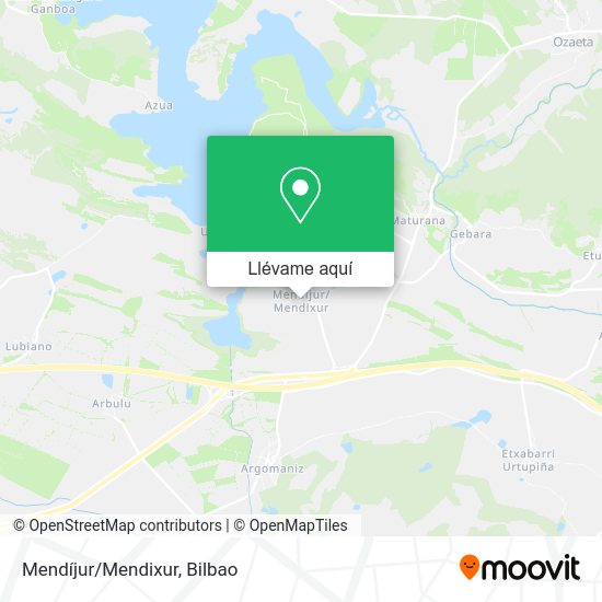 Mapa Mendíjur/Mendixur