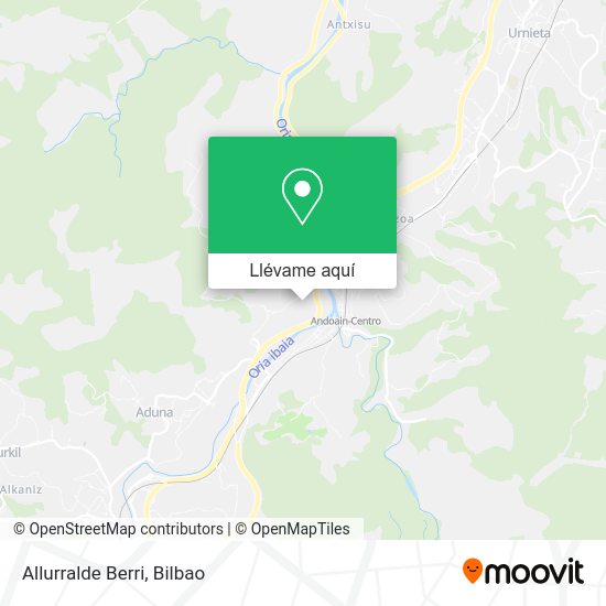 Mapa Allurralde Berri