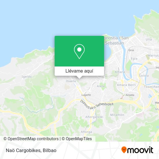 Mapa Naö Cargobikes