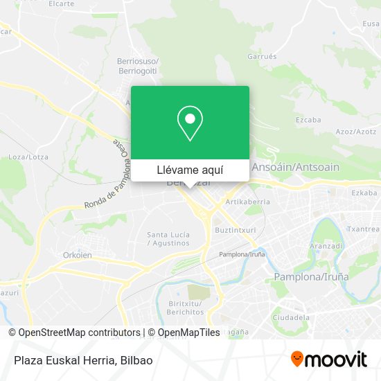 Mapa Plaza Euskal Herria