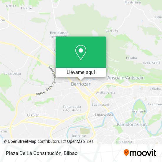 Mapa Plaza De La Constitución