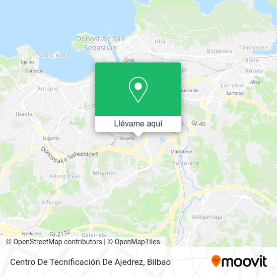 Mapa Centro De Tecnificación De Ajedrez