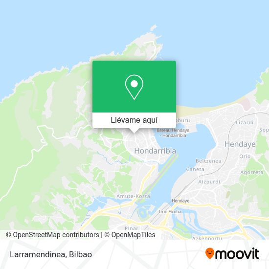 Mapa Larramendinea