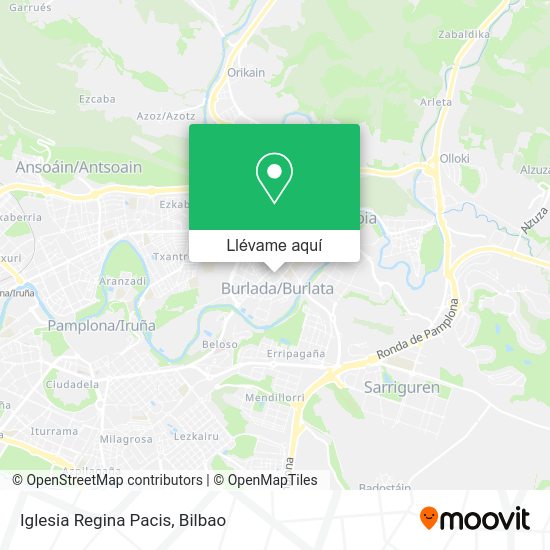 Mapa Iglesia Regina Pacis