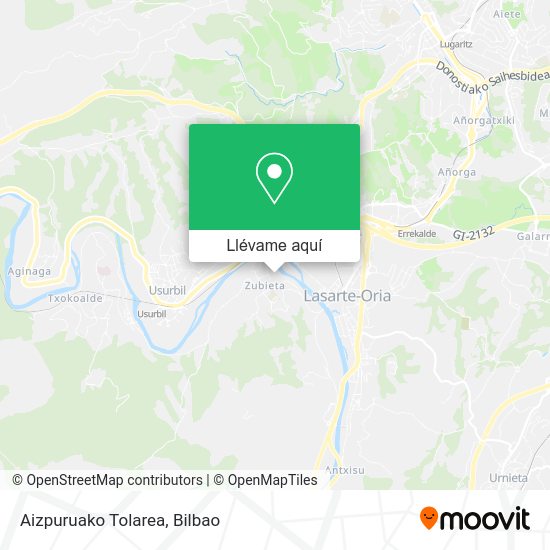 Mapa Aizpuruako Tolarea