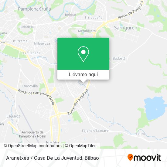 Mapa Aranetxea / Casa De La Juventud