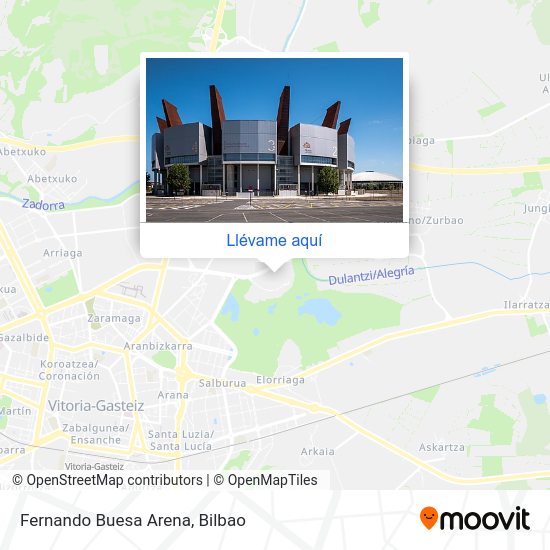 Mapa Fernando Buesa Arena
