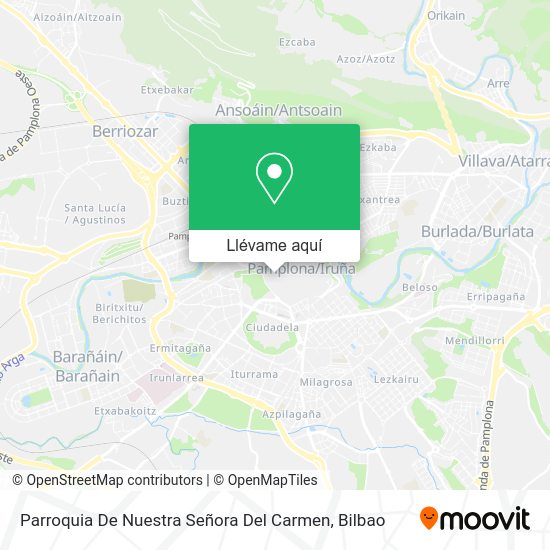 Mapa Parroquia De Nuestra Señora Del Carmen