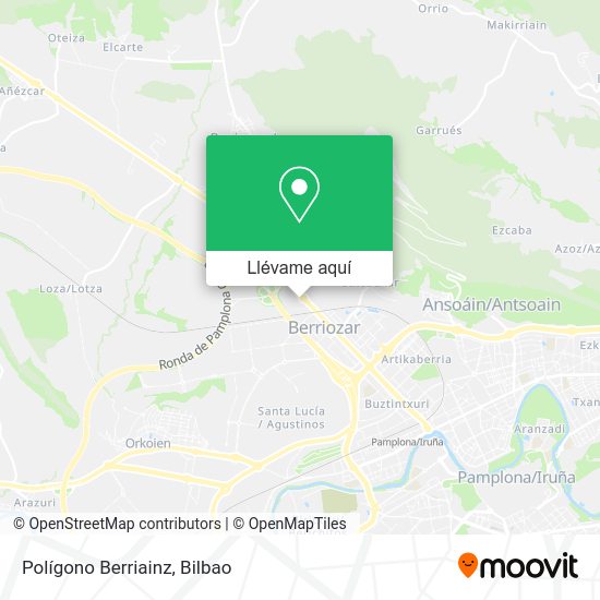 Mapa Polígono Berriainz