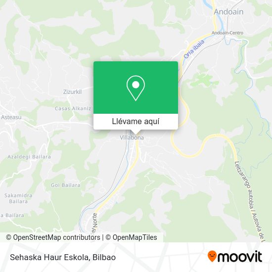 Mapa Sehaska Haur Eskola