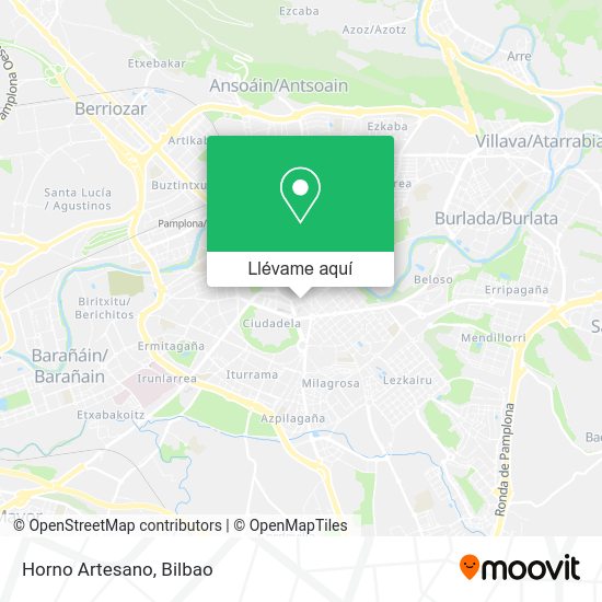Mapa Horno Artesano