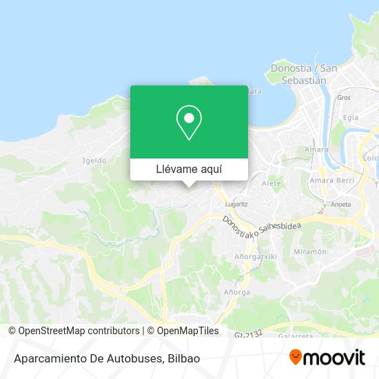 Mapa Aparcamiento De Autobuses