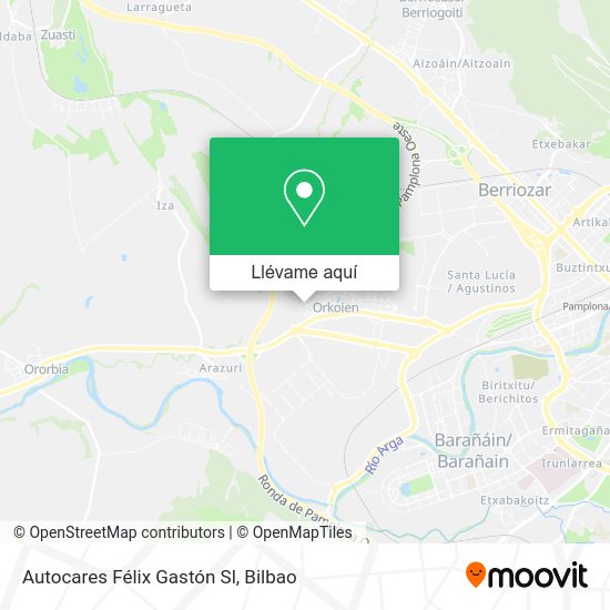 Mapa Autocares Félix Gastón Sl