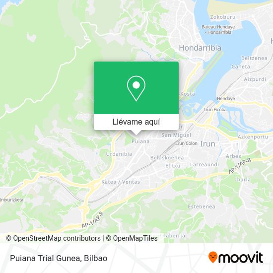 Mapa Puiana Trial Gunea