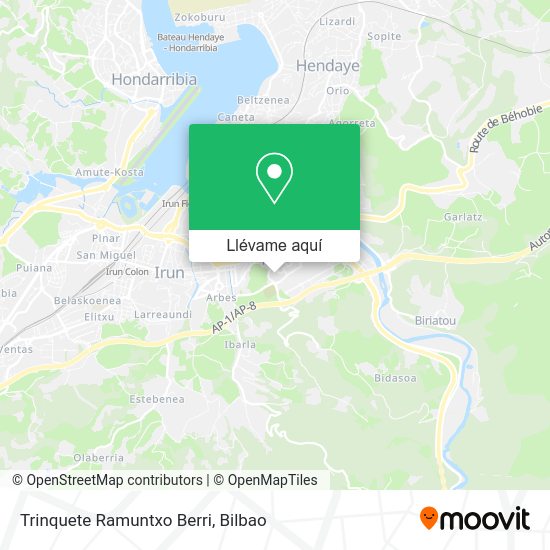 Mapa Trinquete Ramuntxo Berri
