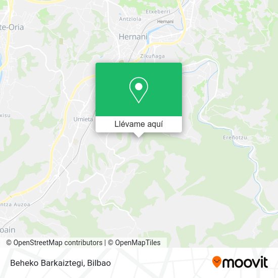 Mapa Beheko Barkaiztegi
